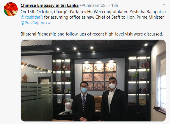 chinese embassy tweet